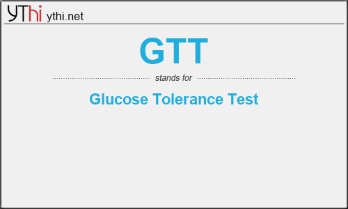What does GTT mean? What is the full form of GTT?