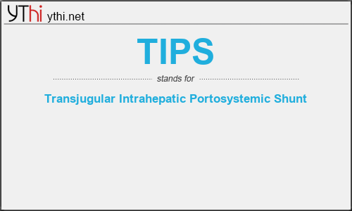 What does TIPS mean? What is the full form of TIPS?