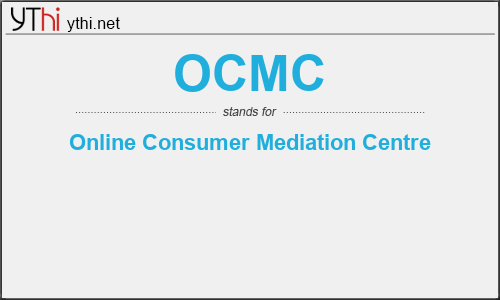 What does OCMC mean? What is the full form of OCMC?