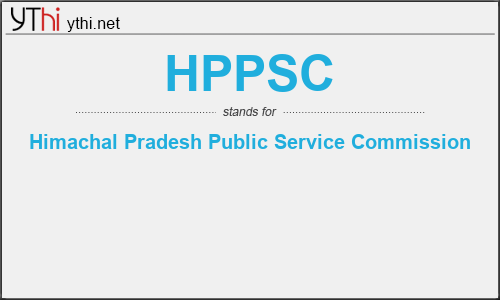 What does HPPSC mean? What is the full form of HPPSC?