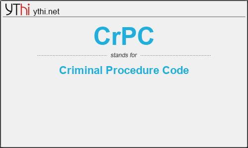 What does CRPC mean? What is the full form of CRPC?