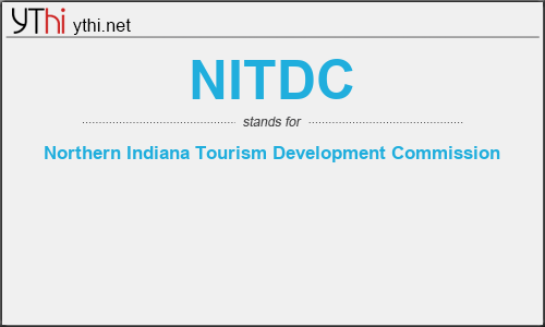 What does NITDC mean? What is the full form of NITDC?