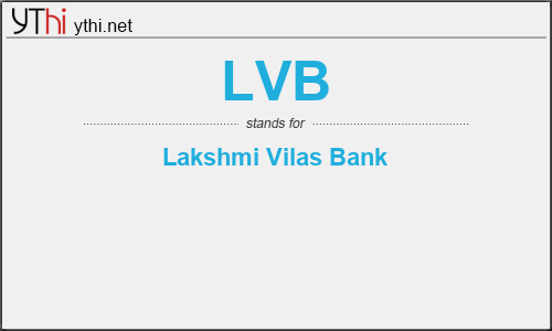 What does LVB mean? What is the full form of LVB?