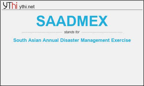 What does SAADMEX mean? What is the full form of SAADMEX?