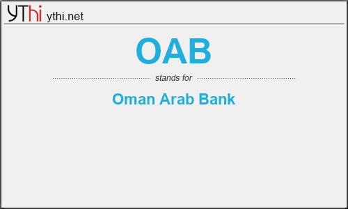What does OAB mean? What is the full form of OAB?