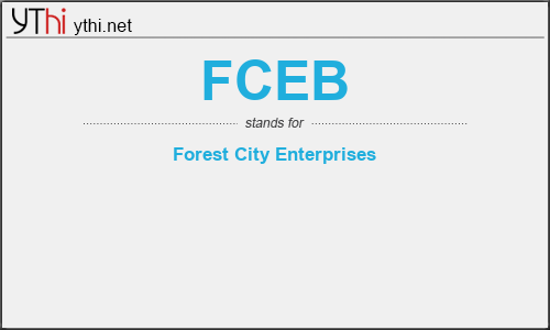 What does FCEB mean? What is the full form of FCEB?