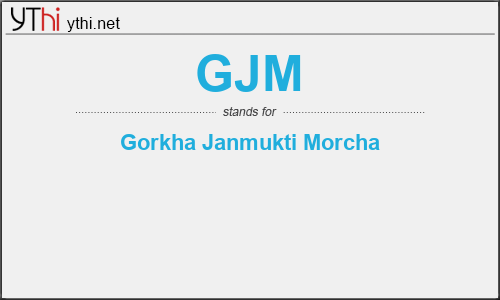 What does GJM mean? What is the full form of GJM?