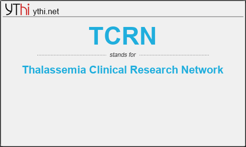 What does TCRN mean? What is the full form of TCRN?