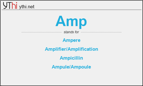 What does AMP mean? What is the full form of AMP?