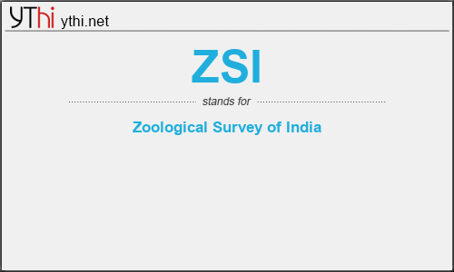 What does ZSI mean? What is the full form of ZSI?