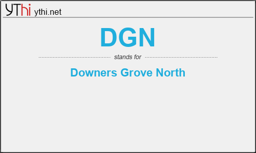 What does DGN mean? What is the full form of DGN?