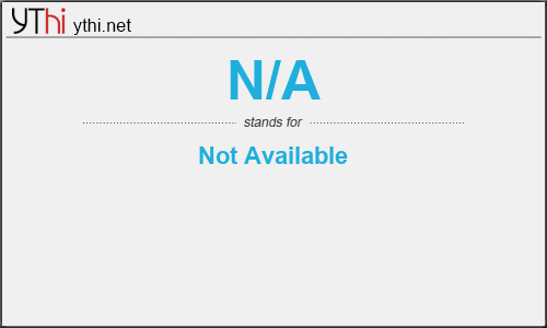 What does N/A mean? What is the full form of N/A?