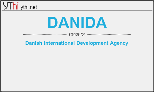What does DANIDA mean? What is the full form of DANIDA?