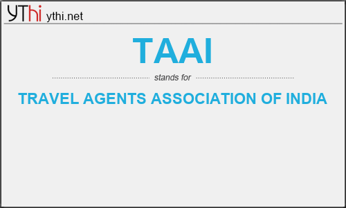 What does TAAI mean? What is the full form of TAAI?