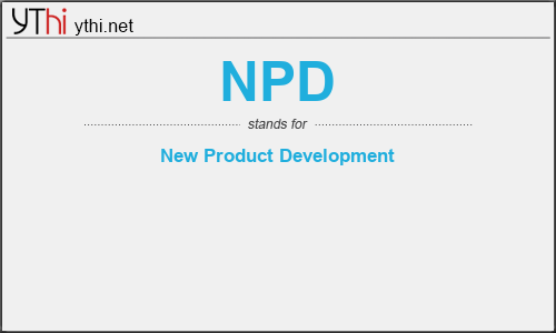 What does NPD mean? What is the full form of NPD?