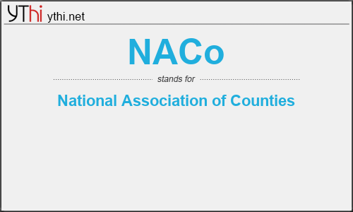 What does NACO mean? What is the full form of NACO?