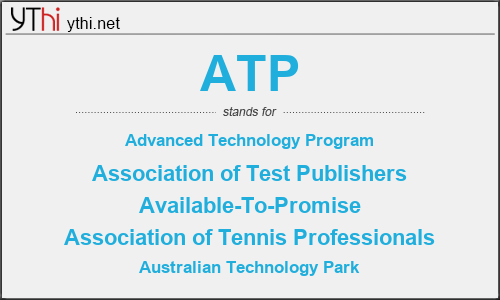 What does ATP mean? What is the full form of ATP?