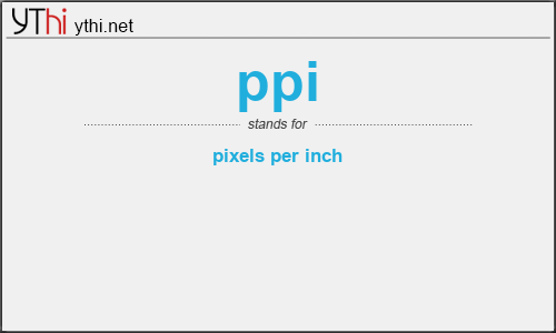 What does PPI mean? What is the full form of PPI?