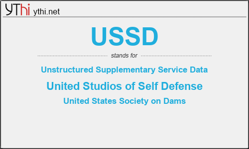 What does USSD mean? What is the full form of USSD?