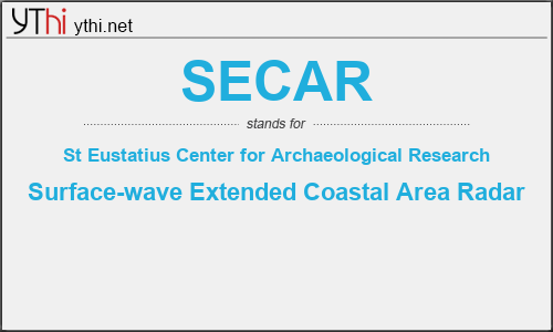 What does SECAR mean? What is the full form of SECAR?