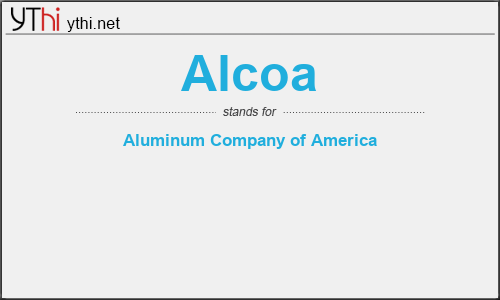 What does ALCOA mean? What is the full form of ALCOA?