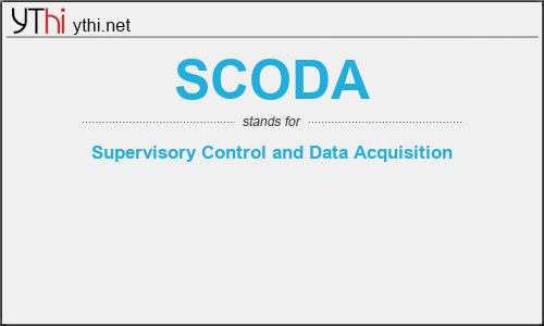 What does SCODA mean? What is the full form of SCODA?