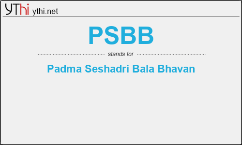 What does PSBB mean? What is the full form of PSBB?