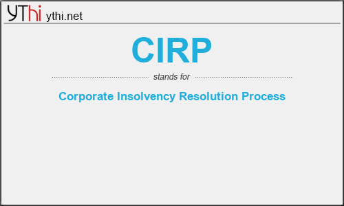 What does CIRP mean? What is the full form of CIRP?