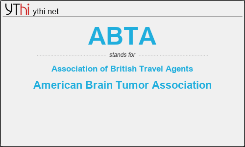 What does ABTA mean? What is the full form of ABTA?