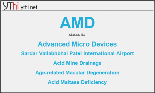 What does AMD mean? What is the full form of AMD?