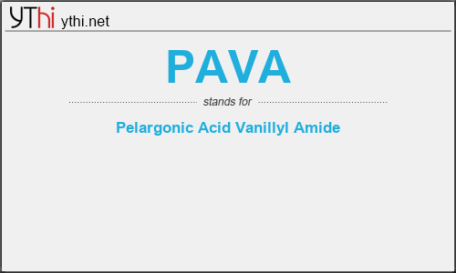 What does PAVA mean? What is the full form of PAVA?