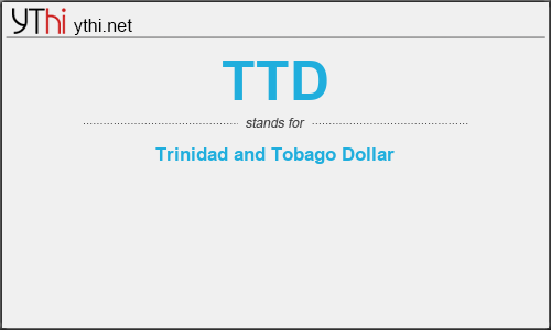 What does TTD mean? What is the full form of TTD?