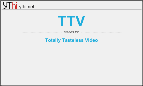 What does TTV mean? What is the full form of TTV?