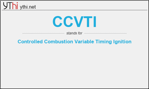 What does CCVTI mean? What is the full form of CCVTI?