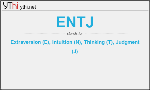 What does ENTJ mean? What is the full form of ENTJ?