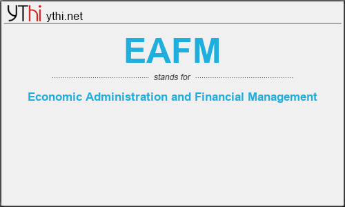 What does EAFM mean? What is the full form of EAFM?