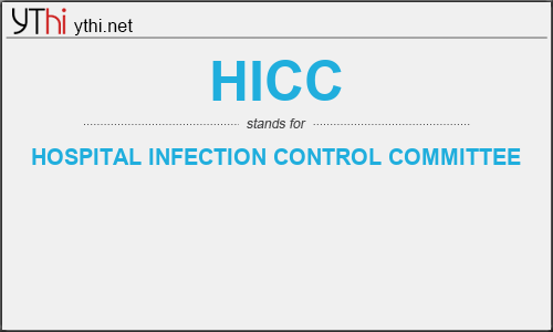 What does HICC mean? What is the full form of HICC?