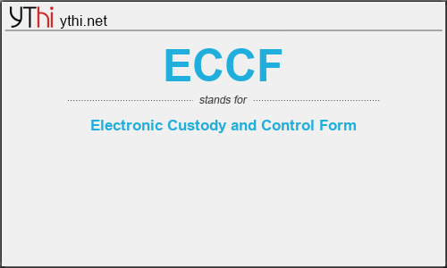 What does ECCF mean? What is the full form of ECCF?