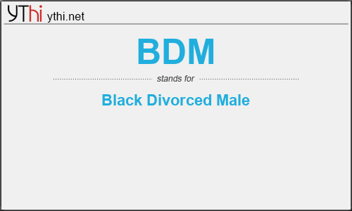 What does BDM mean? What is the full form of BDM?