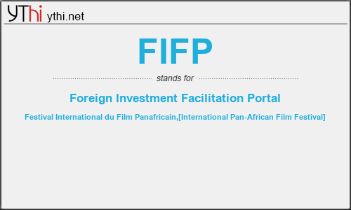 What does FIFP mean? What is the full form of FIFP?