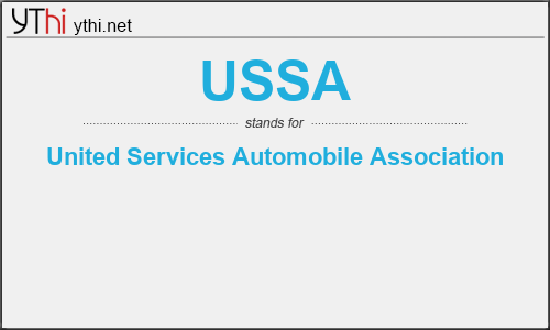 What does USSA mean? What is the full form of USSA?