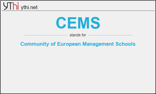 What does CEMS mean? What is the full form of CEMS?