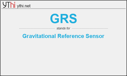 What does GRS mean? What is the full form of GRS?