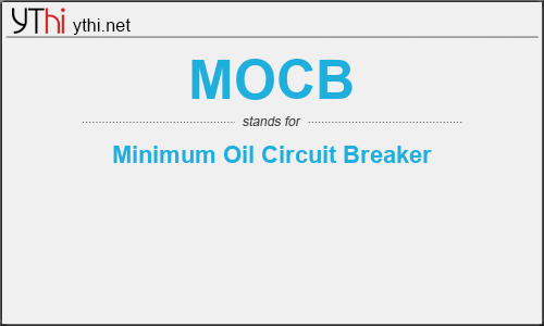 What does MOCB mean? What is the full form of MOCB?