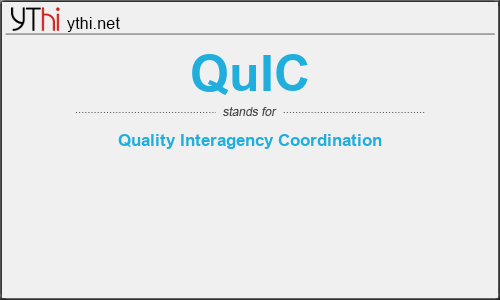 What does QUIC mean? What is the full form of QUIC?