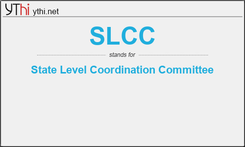 What does SLCC mean? What is the full form of SLCC?