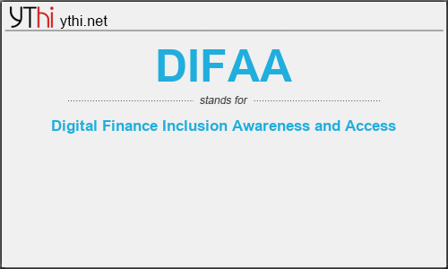 What does DIFAA mean? What is the full form of DIFAA?