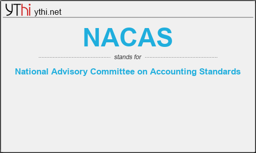 What does NACAS mean? What is the full form of NACAS?