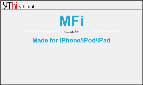 What does MFI mean? What is the full form of MFI?