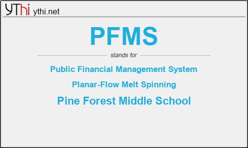 What does PFMS mean? What is the full form of PFMS?